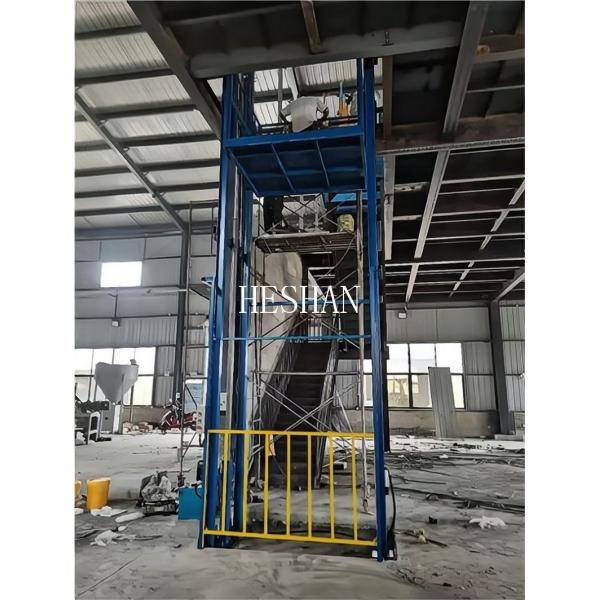 Hydraulic Guide Rail Cargo Lift Vertical Forklift Otis Goods Lift