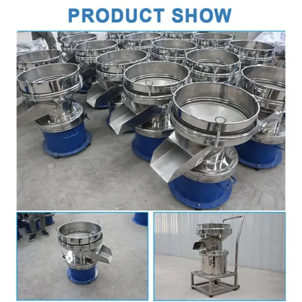 High Capacity Circular Vibrating Screen Filter For Liquid Sieve
