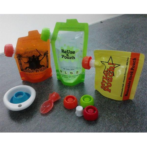 Customizable Glossy Matte Liquid Spout Pouch For Food Packaging Wholesale