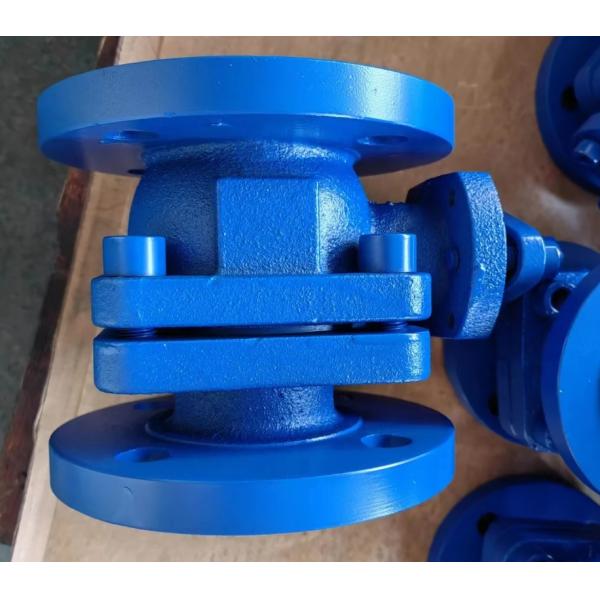 2-pc GG25 PN16 cast iron flanged ball valve
