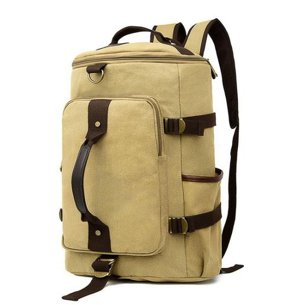 Canvas Outdoors Sports Gym Bag Hiking Camping Backpack For Men