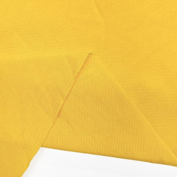 200GSM Solid Spandex Knitted Fabric Polyester Cotton Material TC Pique Fabric for Sportswear
