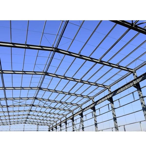 Steel Frame House Customizable Wide Span Design for Industrial Warehouse and House Structure