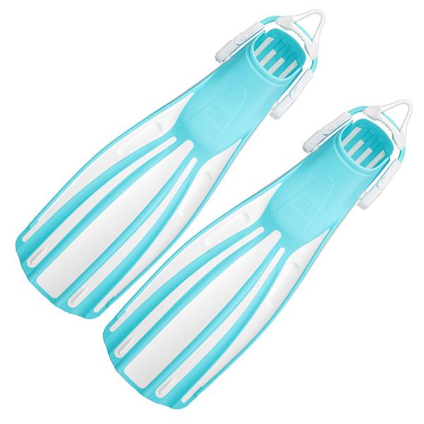 Adjustable Anti Slip Scuba Diving Flipper Highly Responsive With Rubber Strap