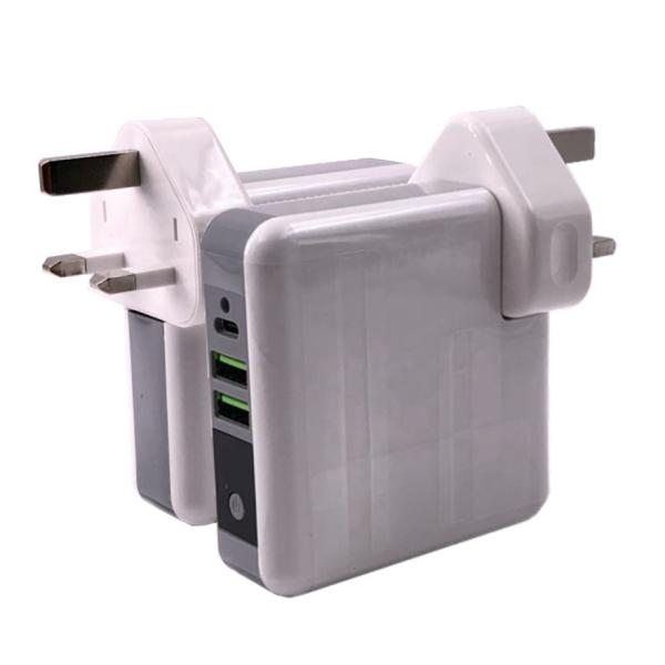 2 USB Port ABS PC 6700mAh Wireless Charger Power Bank