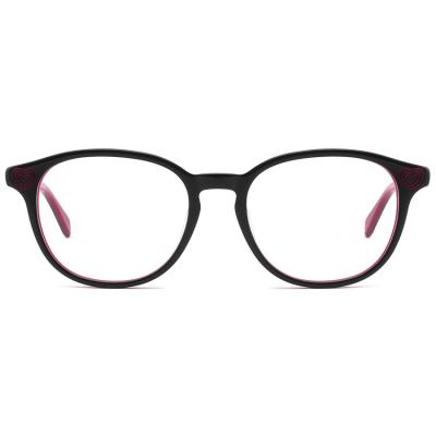 Kids Eyewear Round Designs Acetate Eyeglasses Frame Multicolor