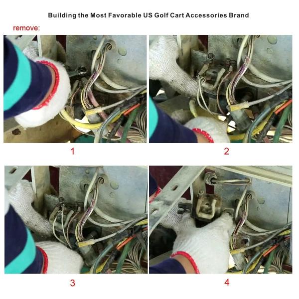 Тележка гольфа автомобиля клуба соленоид Albright 36/48 вольт приспосабливает электрические леты тележек 2000 & вверх по 101908701