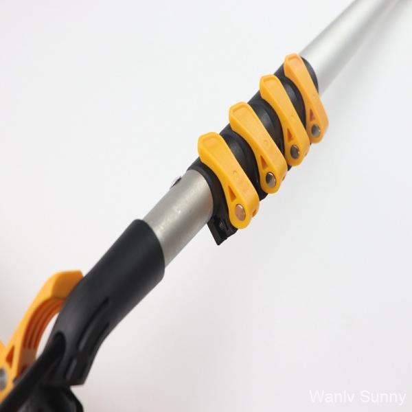 9.0 M Telescopic Water Fed Handle Manual Brush for Efficiently Cleaning Solar Panels