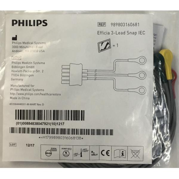 Кабели Efficia многоразовые ECG и Leadsets 3 - REF 989803160681 IEC кнопки руководства