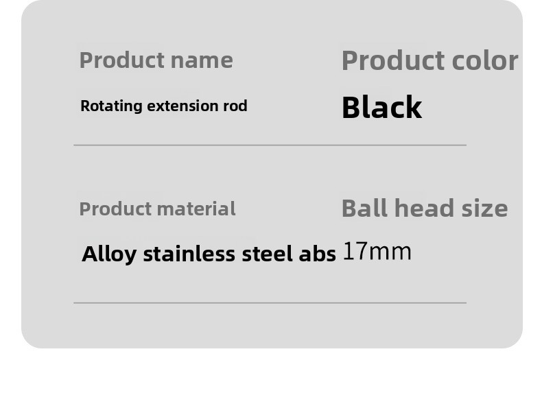 For Custom Processing Universal 360-Degree Rotating 17mm Ball Head Navigation Bracket for Car Mobile Phones Universal Car Holder