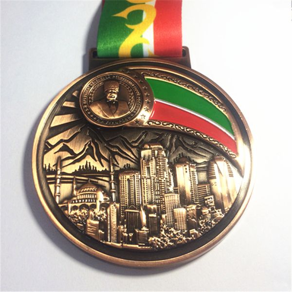 Sports events medals,die casting process medal with black plated