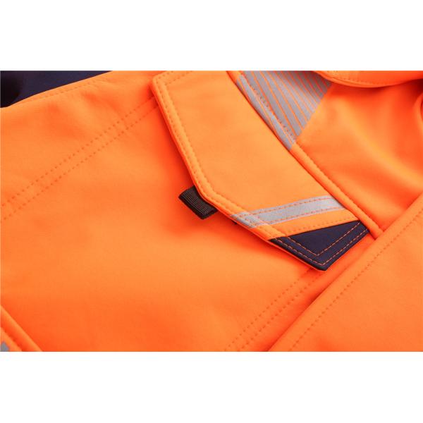 Rainproof доказательство огня куртки Softshell VIS HI для железнодорожных работников