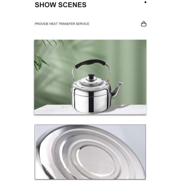 410 Stainless Steel Household Induction Stove with Large Capacity and Black/White Color