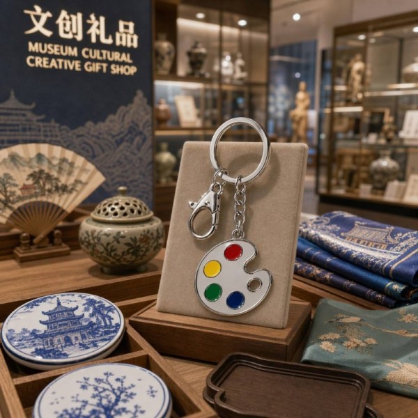 Custom Key Chain with Customizable Branding Durable Metal Construction and Versatile Attachment Options for Promotional Gifts