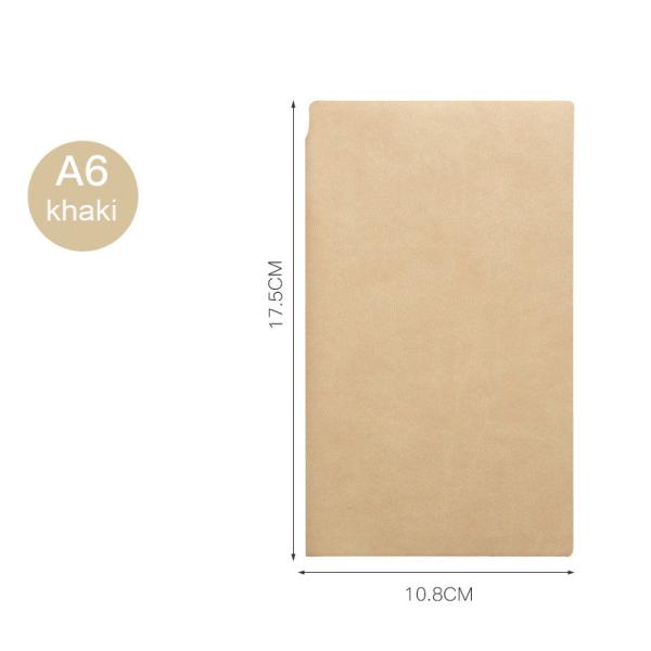 Настраиваемый логотип бумажного бизнеса Печатный мягкий черный ПУ планер А5 кожаные ноутбуки