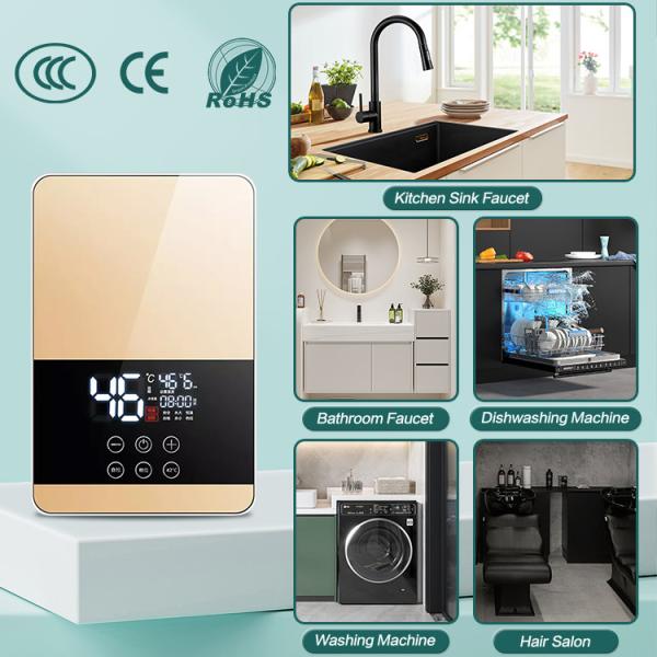 Electrical Shower Instant Hot Water Heater Commercial 6000W 220 Volt