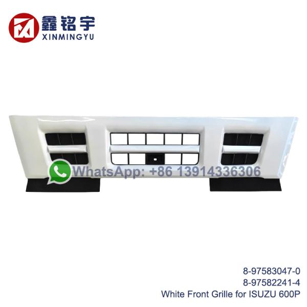 Chrome White Front Grille for ISUZU 600P NPR NKR Truck OEM 8-97583047-0