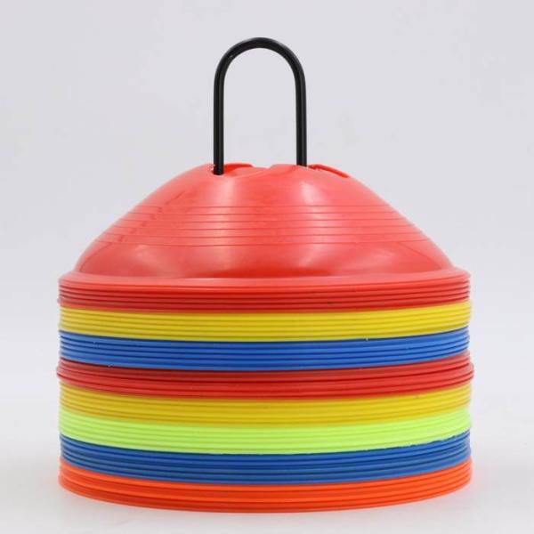 Flower 20*6cm Soccer Training Equipment OEM Football Training Cones