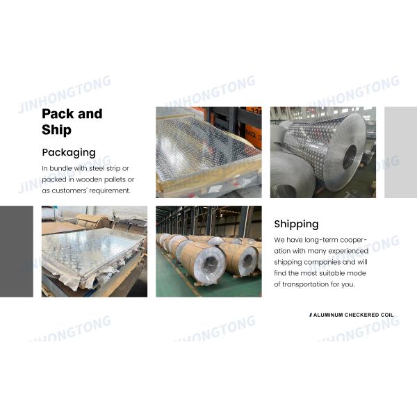 Professional Customization 3003 3004 3005 3105 3A21 Aluminum Checker Plate Sheet 2 bar Aluminium Checkered Plate