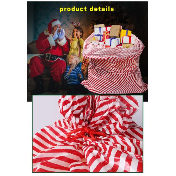 36x56inch 30 микронов изготовленного на заказ пластикового подарка кладет подарок на рождество в мешки