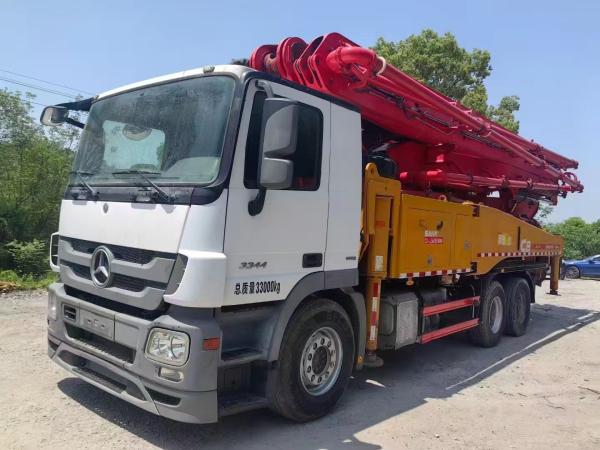 Mercedes Benz chassis 49m truck mounted concrete pump truck Sany Heavy Industry price