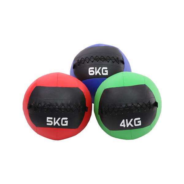 4kg Free Weight Exercise Equipment PU Cross Training Weighted Wall Ball