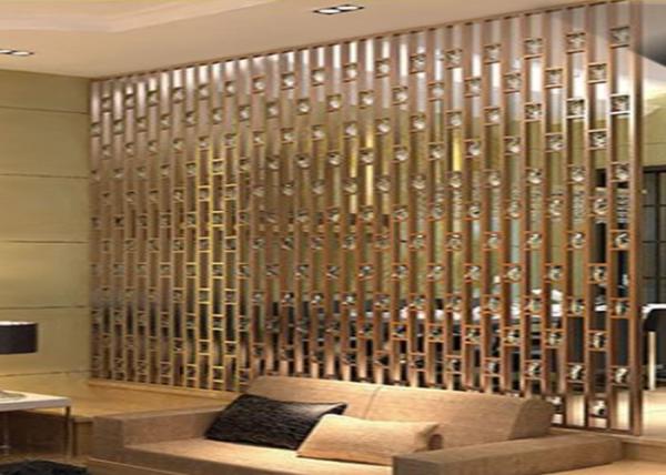Stainless Steel Decorative Metal Screen Panels With Partitioning / Concealing Function