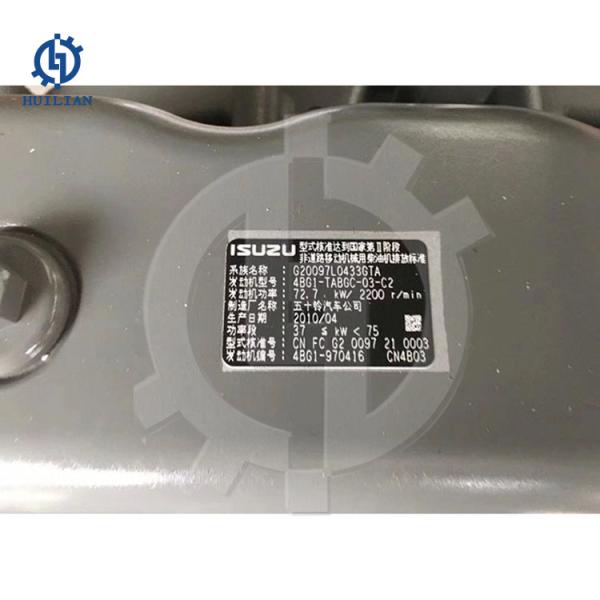 Isuzu Excavator Part 4BG1T 4BG1 4JB1 4 Cylinder Direct Injection Diesel Engine Assy For Sumitomo SH200A3 SH200A6 SH210LC
