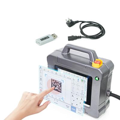 Graphics QR Code Hans Laser Marking Machine 100w Fiber Laser Marking Machine