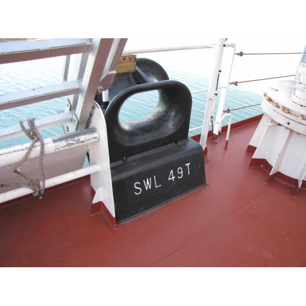 Привязка: открытый тип, сталь/нержавеющая сталь для морского использования