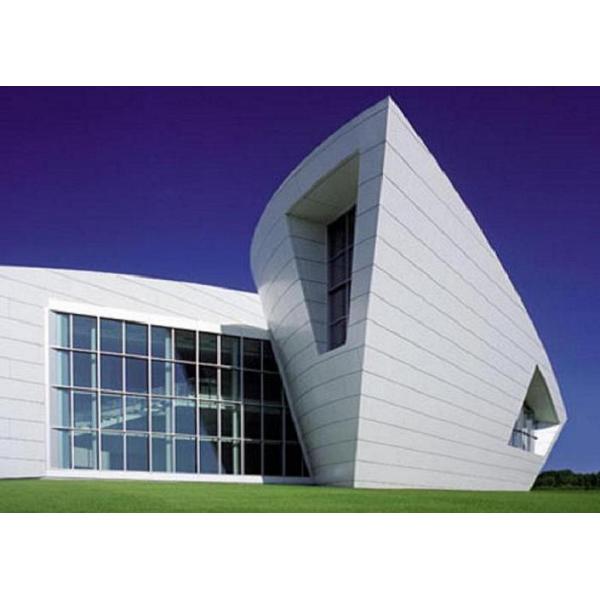 Fire Retardant 4X8ft Aluminum Composite Insulated Curtain Wall Panels Mirror Surface