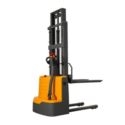 1.5 Ton 2 Ton 1.6m Electric Pallet Stacker Warehouse Electric Walkie Stacker Forklift