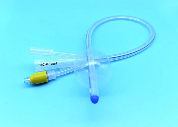Latex Free Disposable 3 Way Foley Catheter 3 - 30ml Balloon Capacity