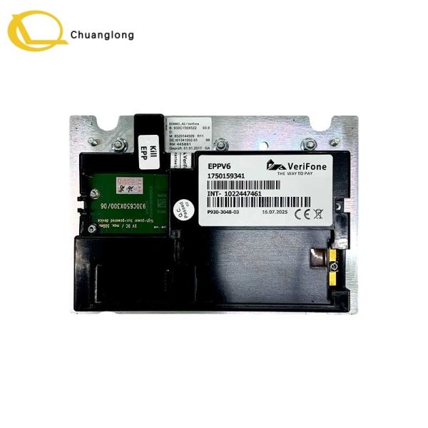 Wincor Nixdorf EPP V6 PCI 4 Keyboard 01750159341 Encrypted Pinpad INT-1022447461 English Version ATM CRM Selfserv Kiosk Part