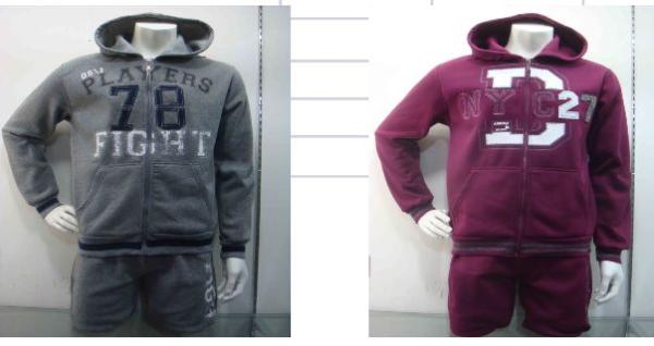 XY-076 men's tracksuit stock (men's knitting wear,men's sportwear, 2pcs sets)