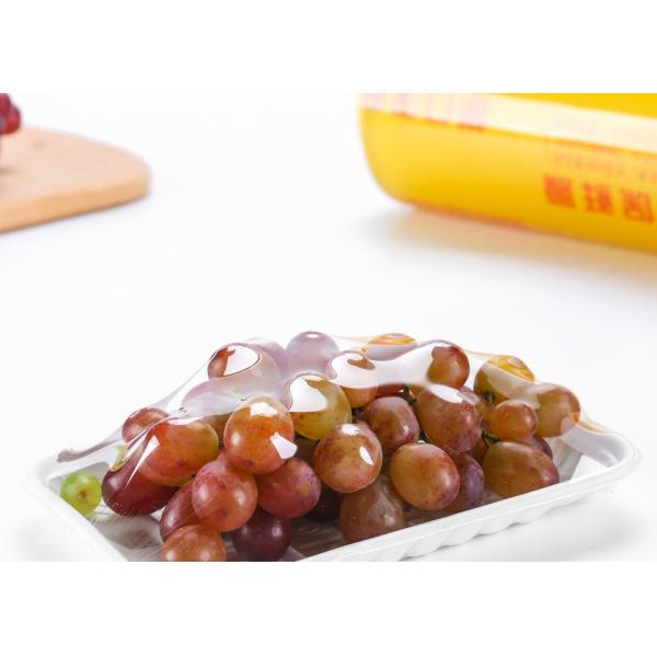 45cm 50cm Fresh Food PVC Cling Wrap Plastic Biodegradable Film For Food Packaging