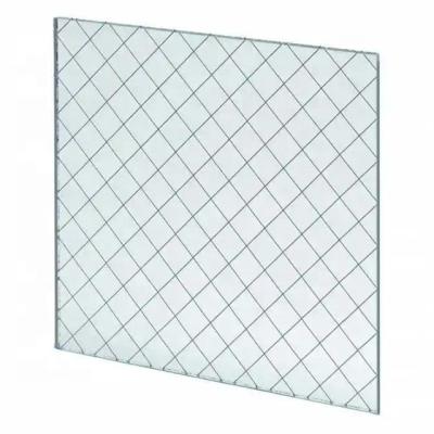 Vidro de malha de vidro de 6 mm de espessura para decorações industriais e comerciais