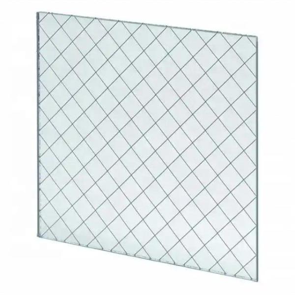 Vidro de malha de vidro de 6 mm de espessura para decorações industriais e comerciais
