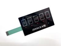 Printing à écran de soie industriel Membrane Switches Keyboard Pour détecteur de métaux