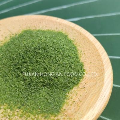 Crispy Texture Aonori Nori Flakes Dried Seaweed Green Colour For Japanese Dishes