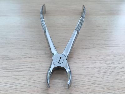 Right #6 #7 Dental Pliers For Pulling Teeth , Extraction Instruments Forceps Long Lifetime