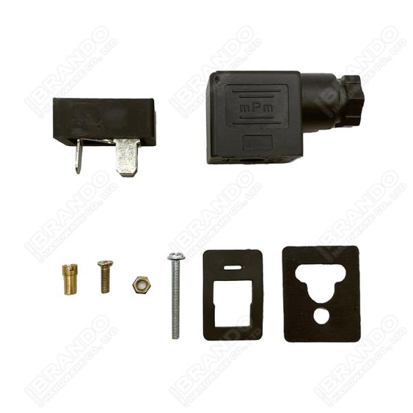 GSN 2P+E DIN 43650 B Male Solenoid Valve Connector and Bases 622201