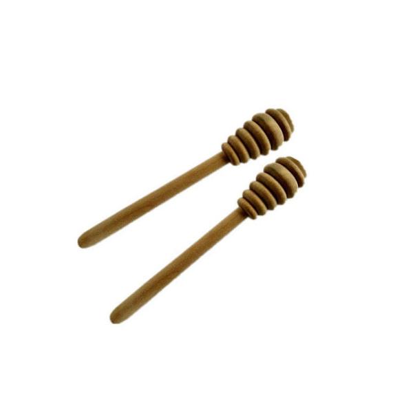 Barra de madera natural de la agitación de la miel de la miel del lioso de la cuchara de la miel de la barra de madera del chapoteo