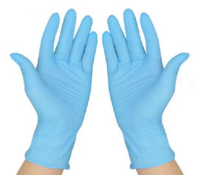 7 luvas descartáveis résistentes do exame de Mil Cheap Powder Free Nitrile
