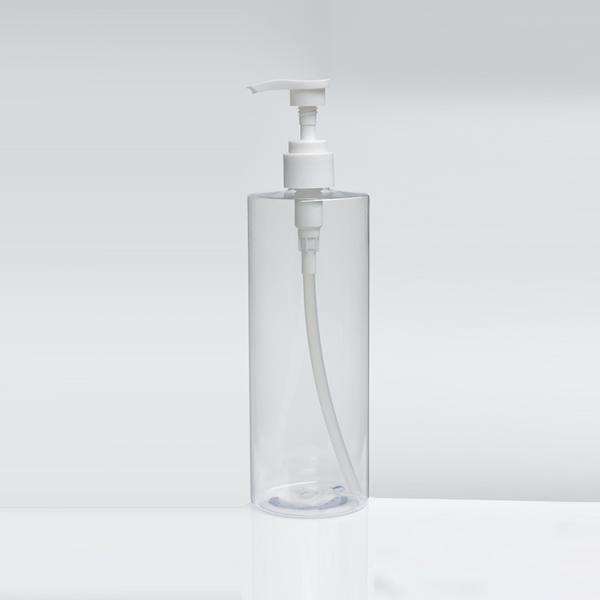24/410 Neck PET Plastic Pump Bottle For Recyclable Transparent Body Lotion