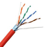 Linha 24awg 1000ft do cobre do ftp CAT5e Lan Cable With Shielding Layer