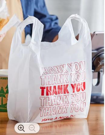 Printing PLA Biodegradable Shopping Bag Eco Friendly Carrying Bag