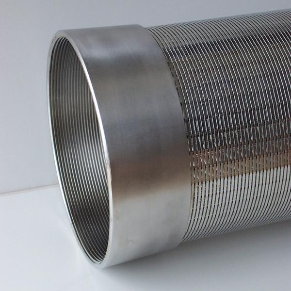 Stainless Steel 304 Mesh Wedge Wire Johnson Screen Tube For Water Well Sand Control