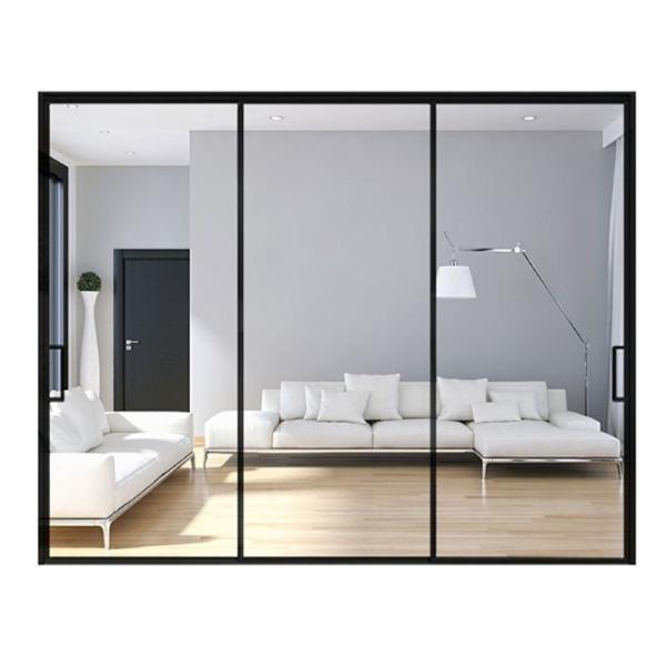 Titanium Magnesium Alloy Silent Sliding Door Waterproof Aluminium Framed Sliding Doors