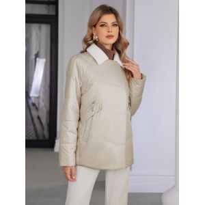 Pour femmes d'âge moyen courte longueur poche double imitation fourrure hiver européen